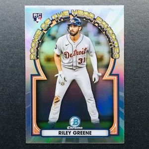 Riley Greene RC - 2023 Bowman Chrome Rookie of the Year Favorites #ROYF-6